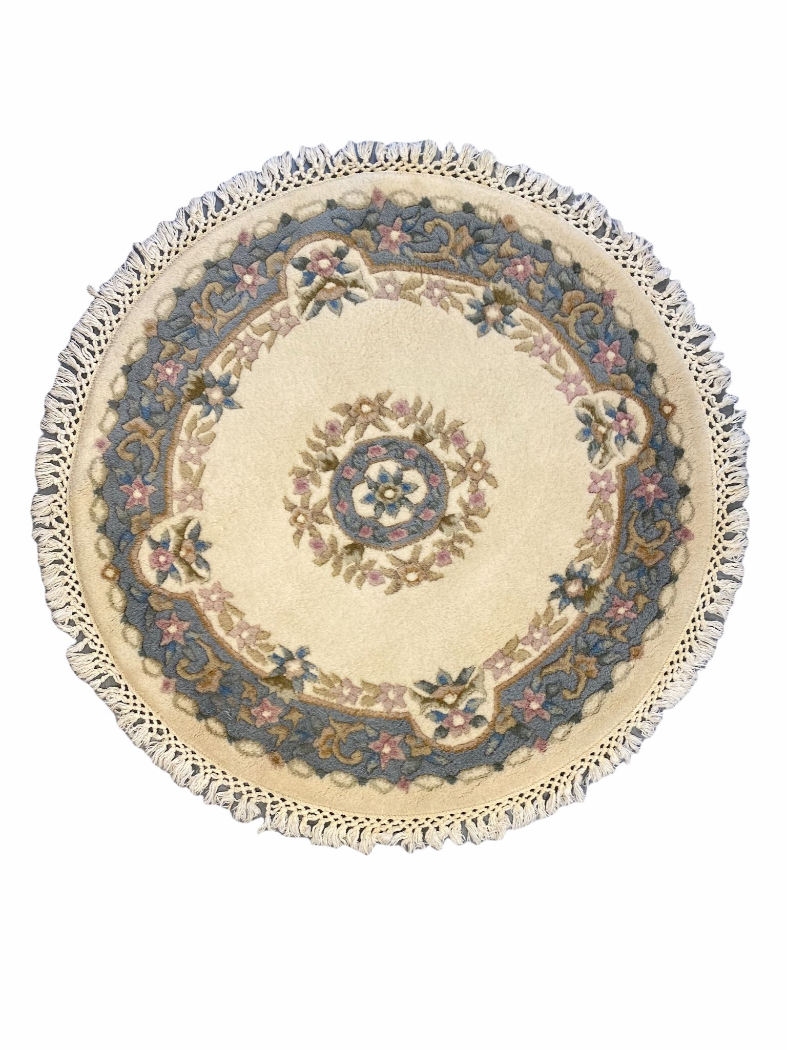 Vintage Indian round Rug